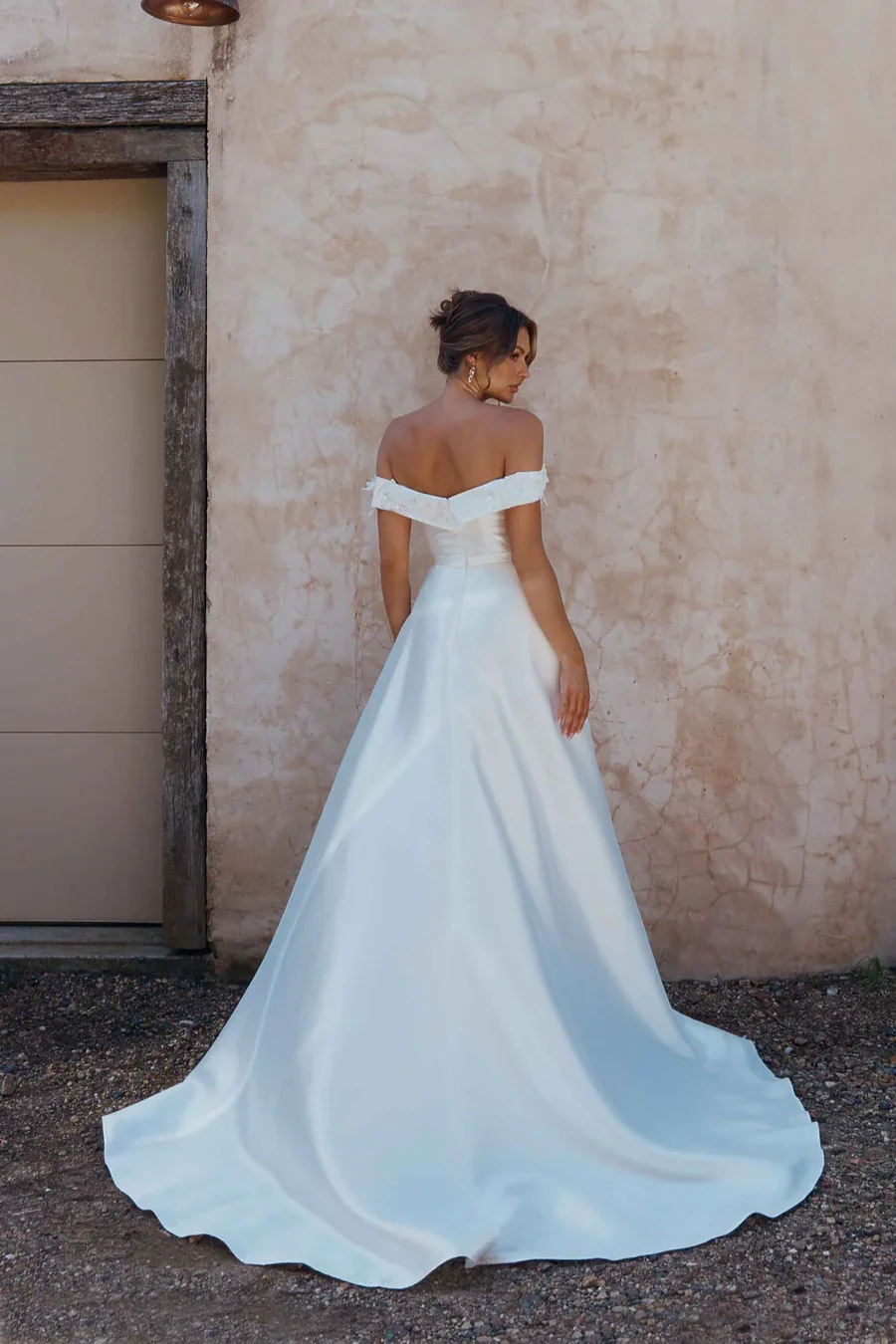 PENELOPE-TC2333-WEDDING-DRESS-VINTAGE-WHITE-IN-MIKADO-AND-LACE-1-METRE-TRAIN-WITH-OFF-SHOULDER-BODICE-TANIA-OLSEN-BRIDAL.jpg.webp