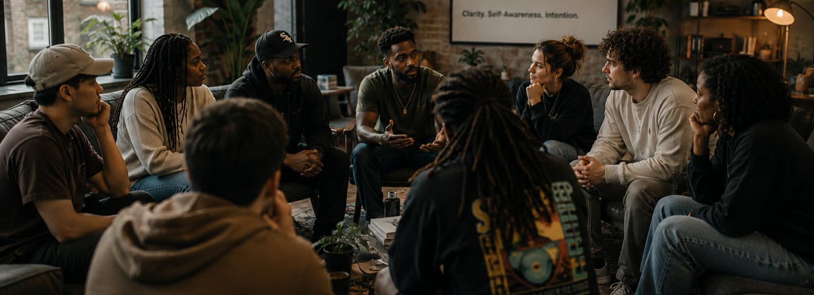 Participants engaging in a guided reflection and group discussion.