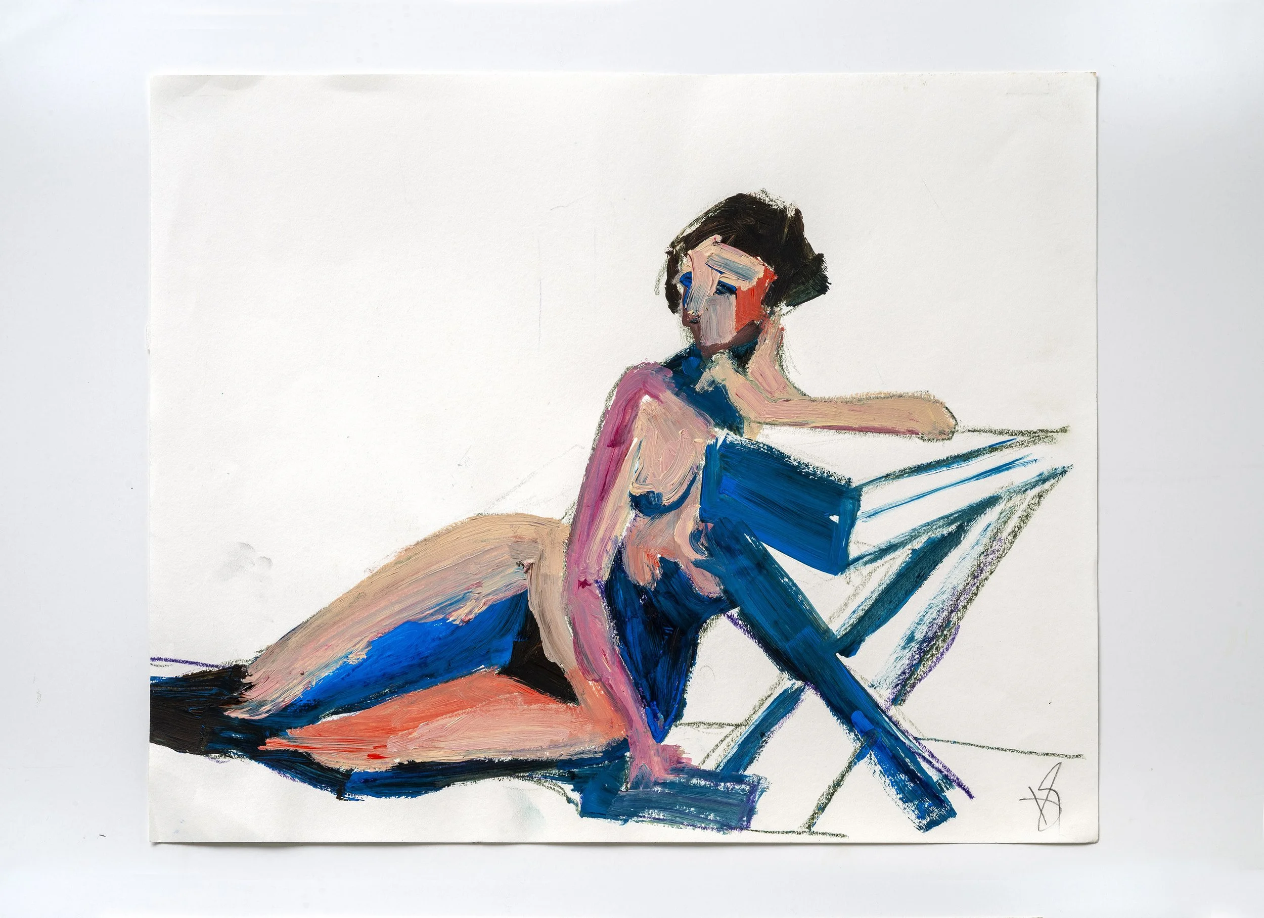 Gesture XLIX
Mixed media on paper