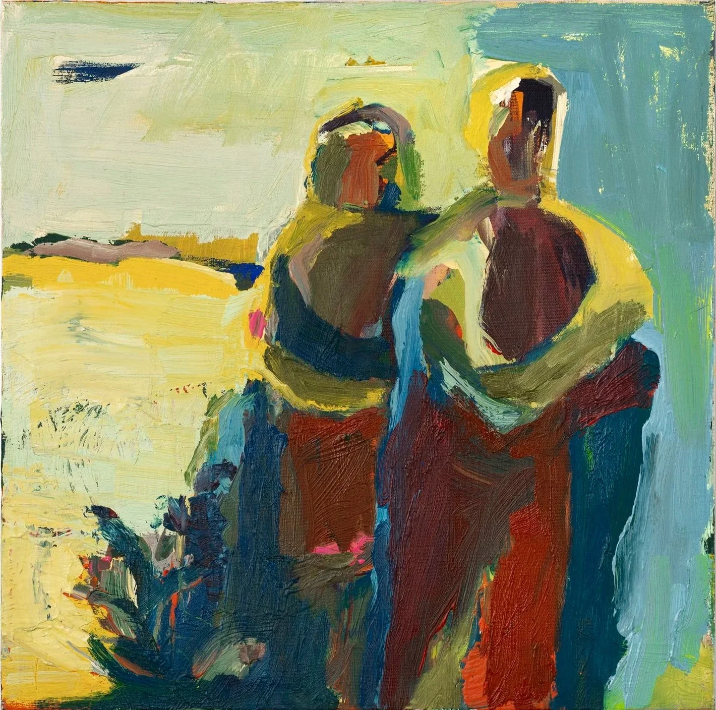 A Shared Walk
Acrylic and oil on canvas, 18 x 18 in