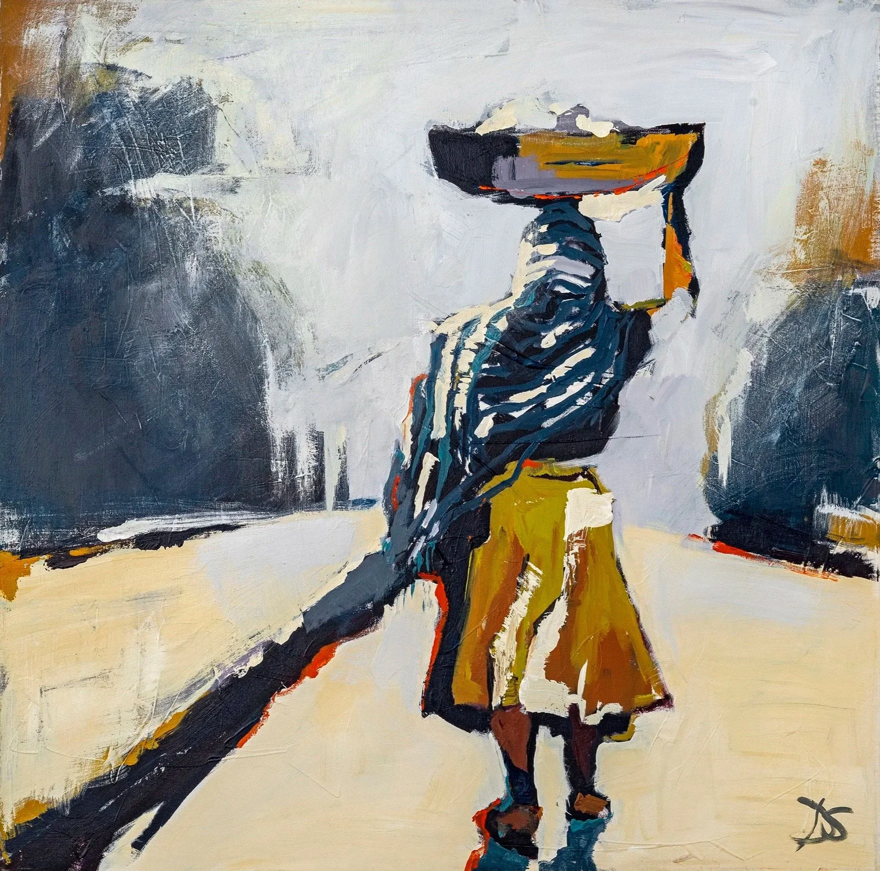 Everyday Chore
Acrylic on canvas, 40 x 40 in