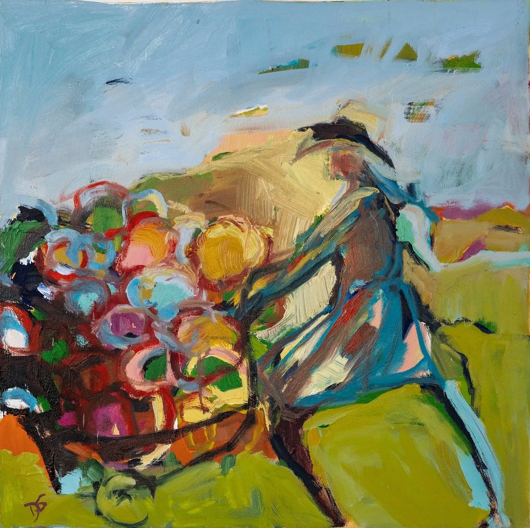 Garden 
Oil on canvas, 30 x 30 in