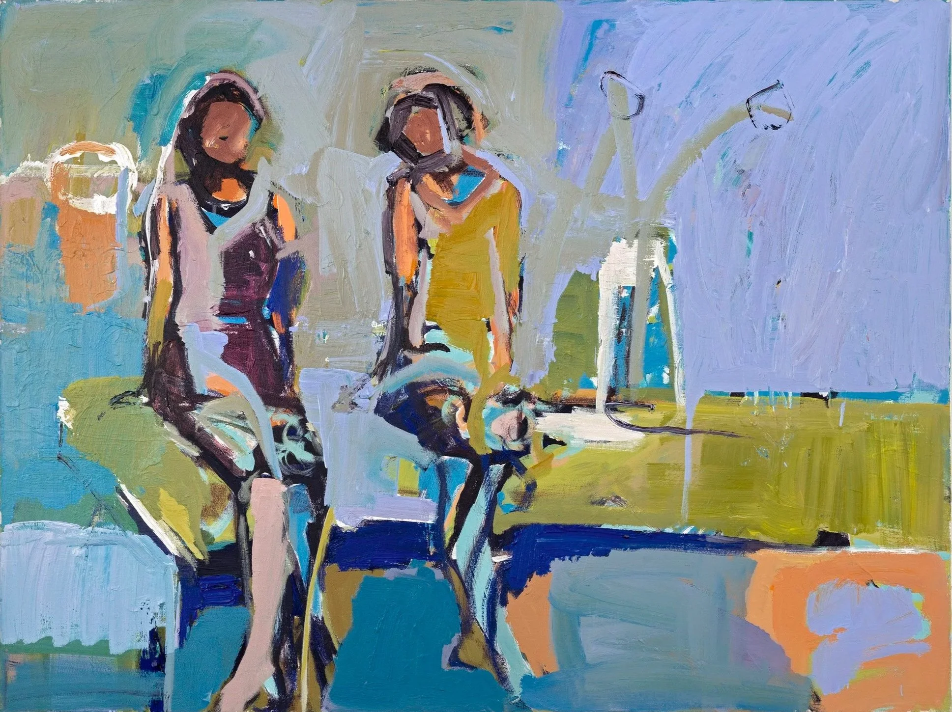Kitchen Counter
Acrylic on canvas, 36 x 48 