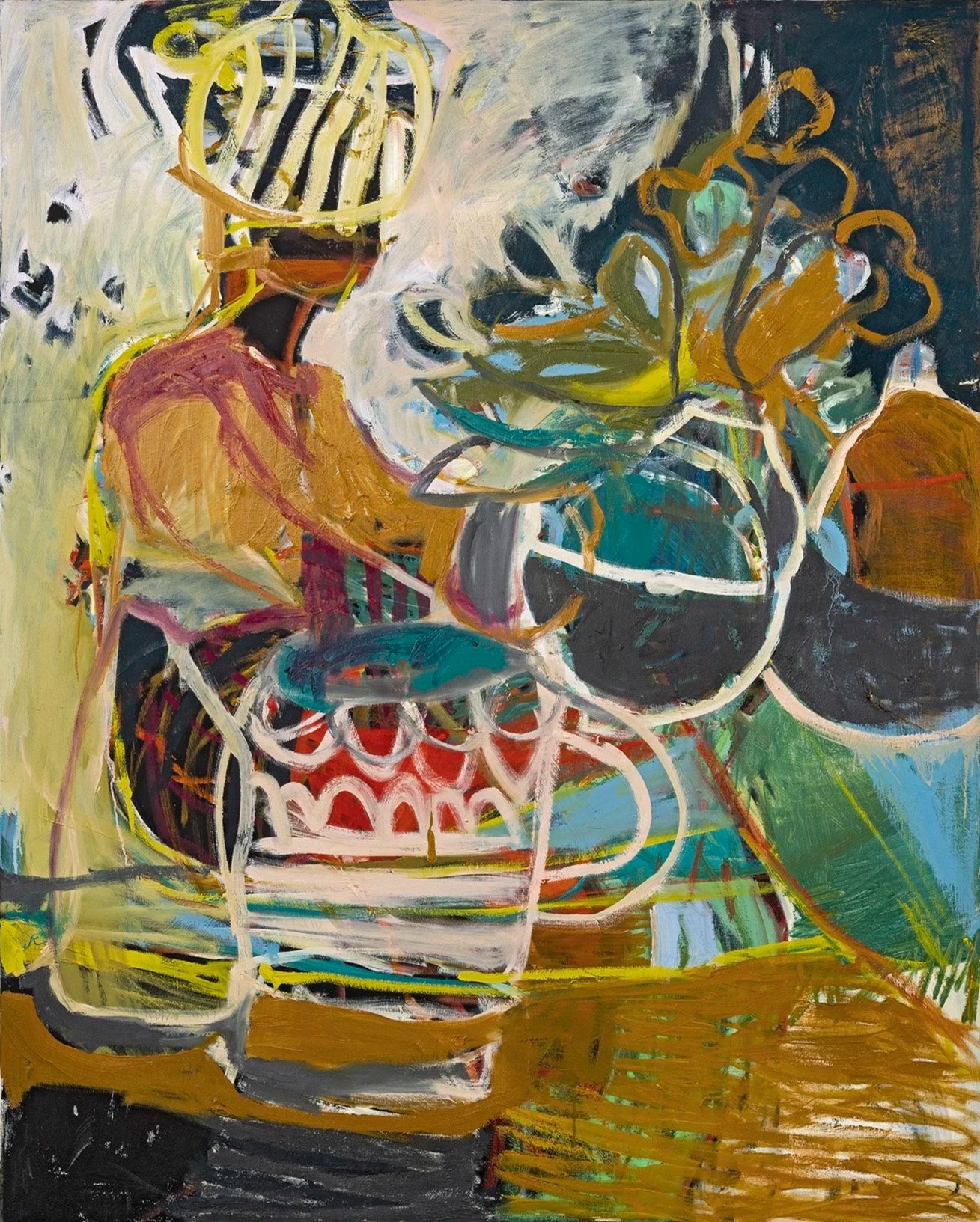In the Studio
Oil on canvas, 60 x 48 in