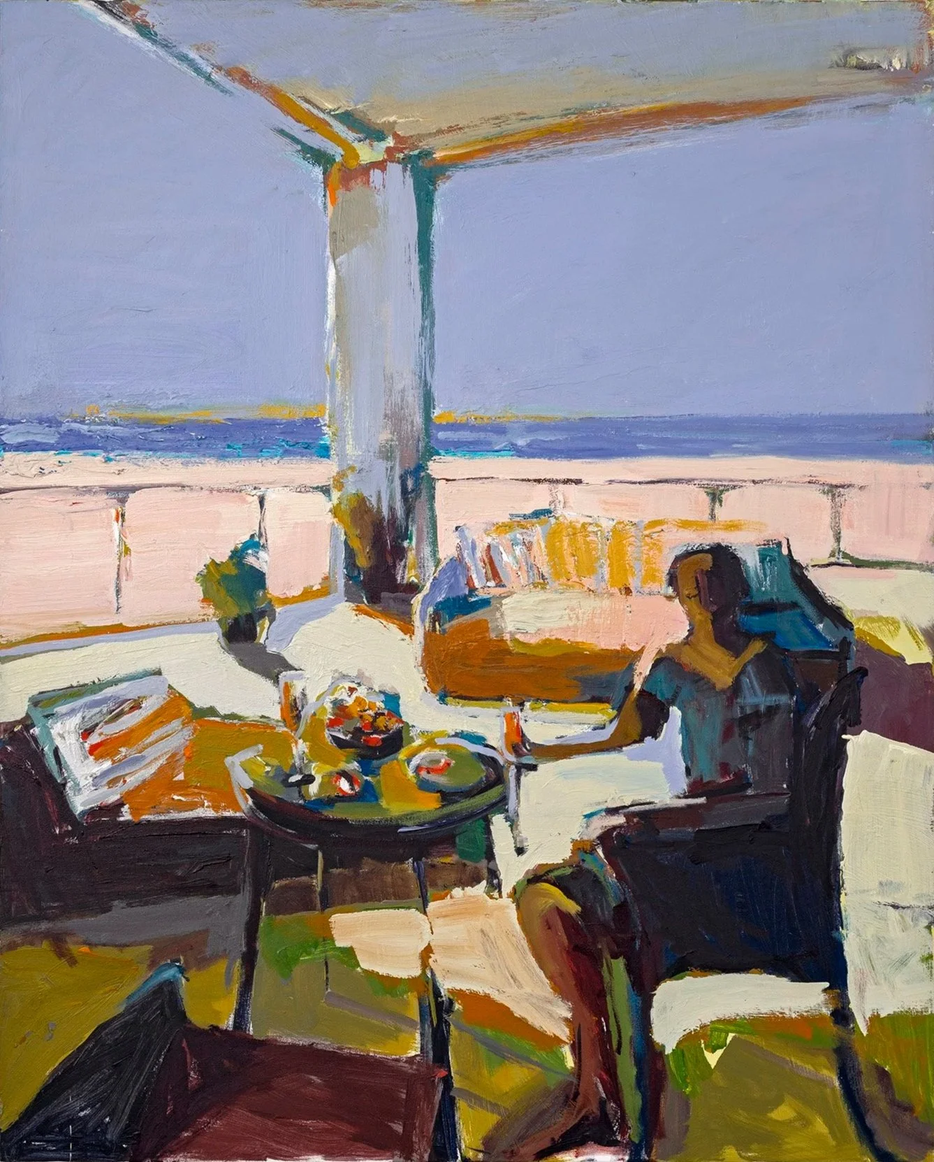 Glare and Shade
Acrylic and oil on canvas, 60 x 48 in