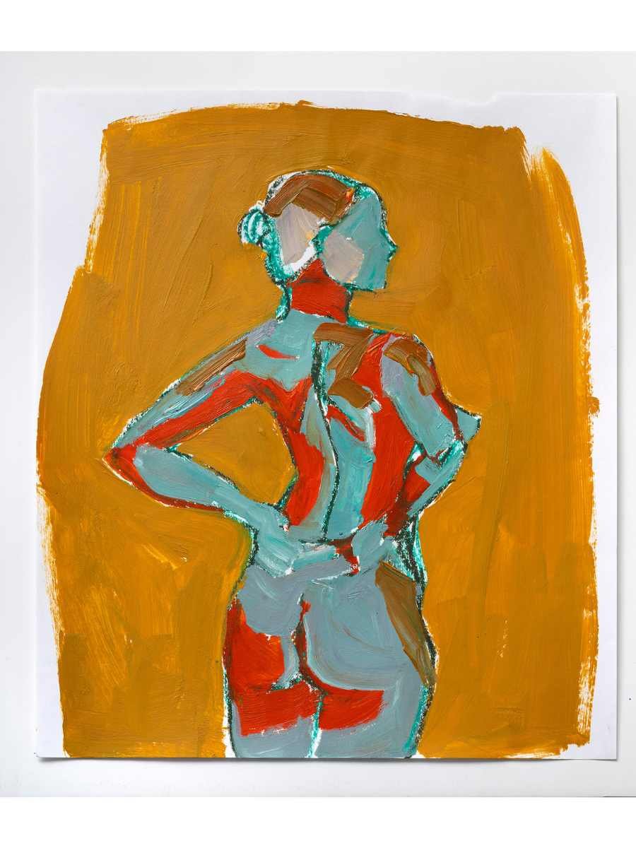 Gesture VI
Mixed media on paper