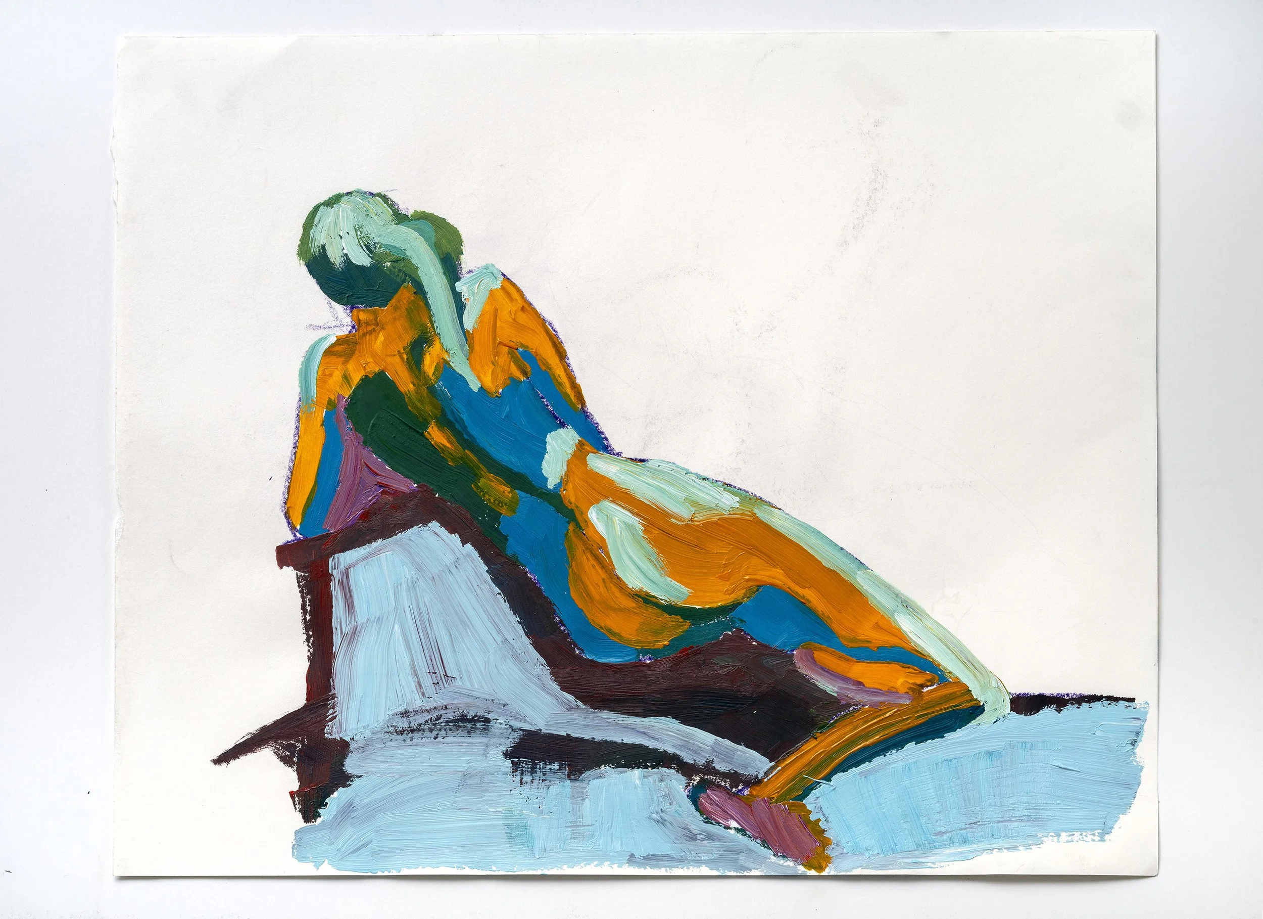 Gesture VI
Mixed media on paper