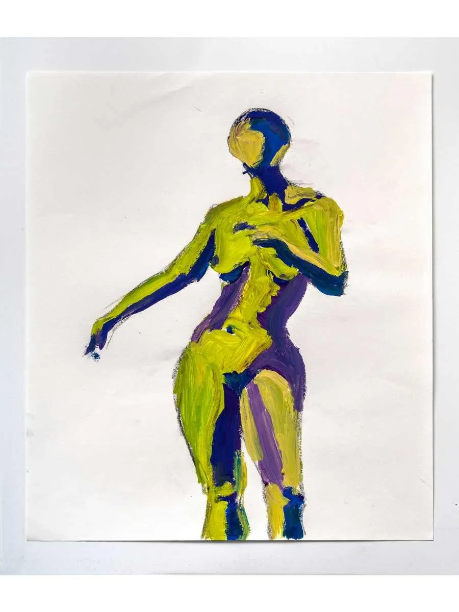 Gesture XIX
Mixed media on paper