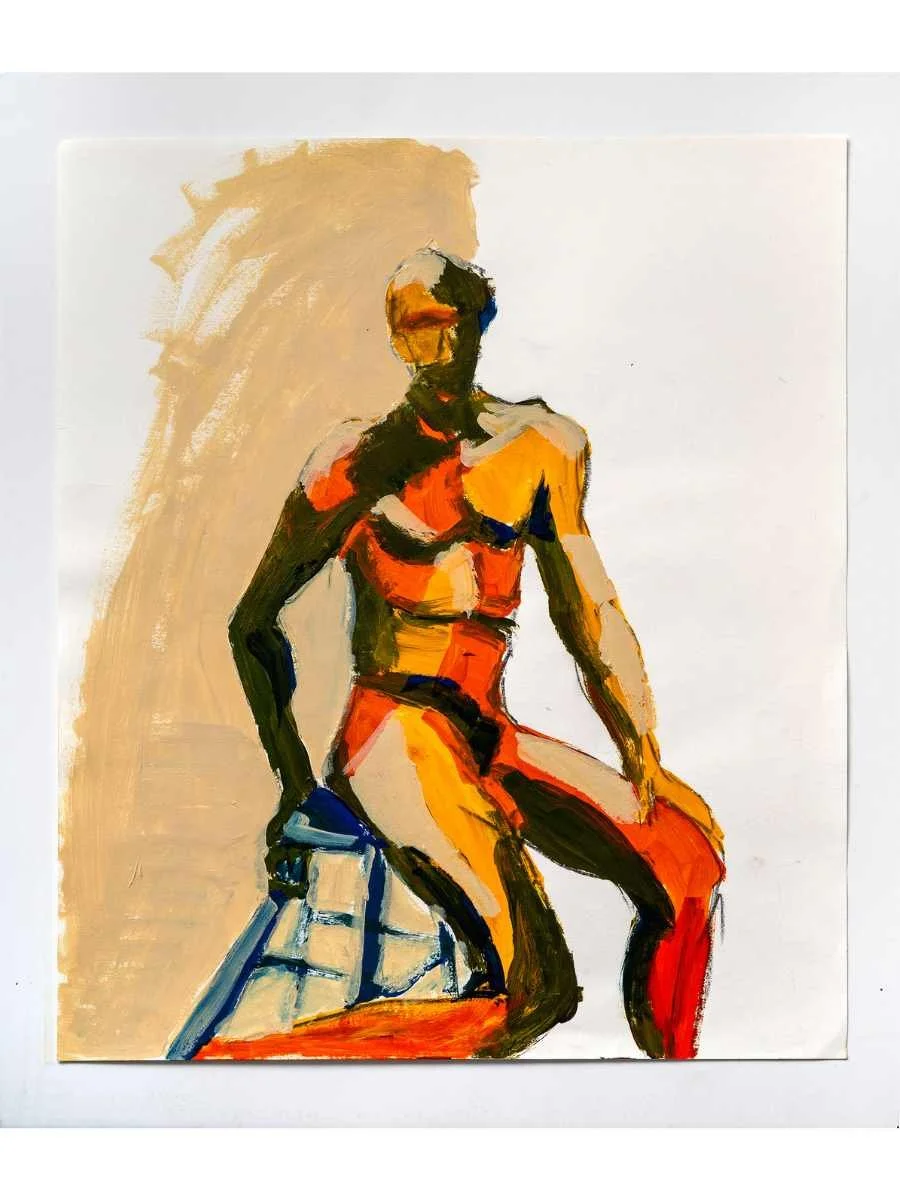 Gesture XXXII
Mixed media on paper