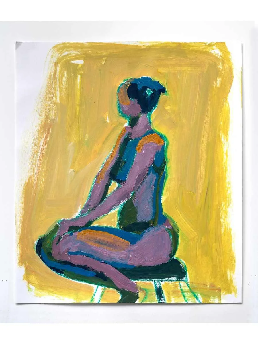Gesture XIII
Mixed media on paper