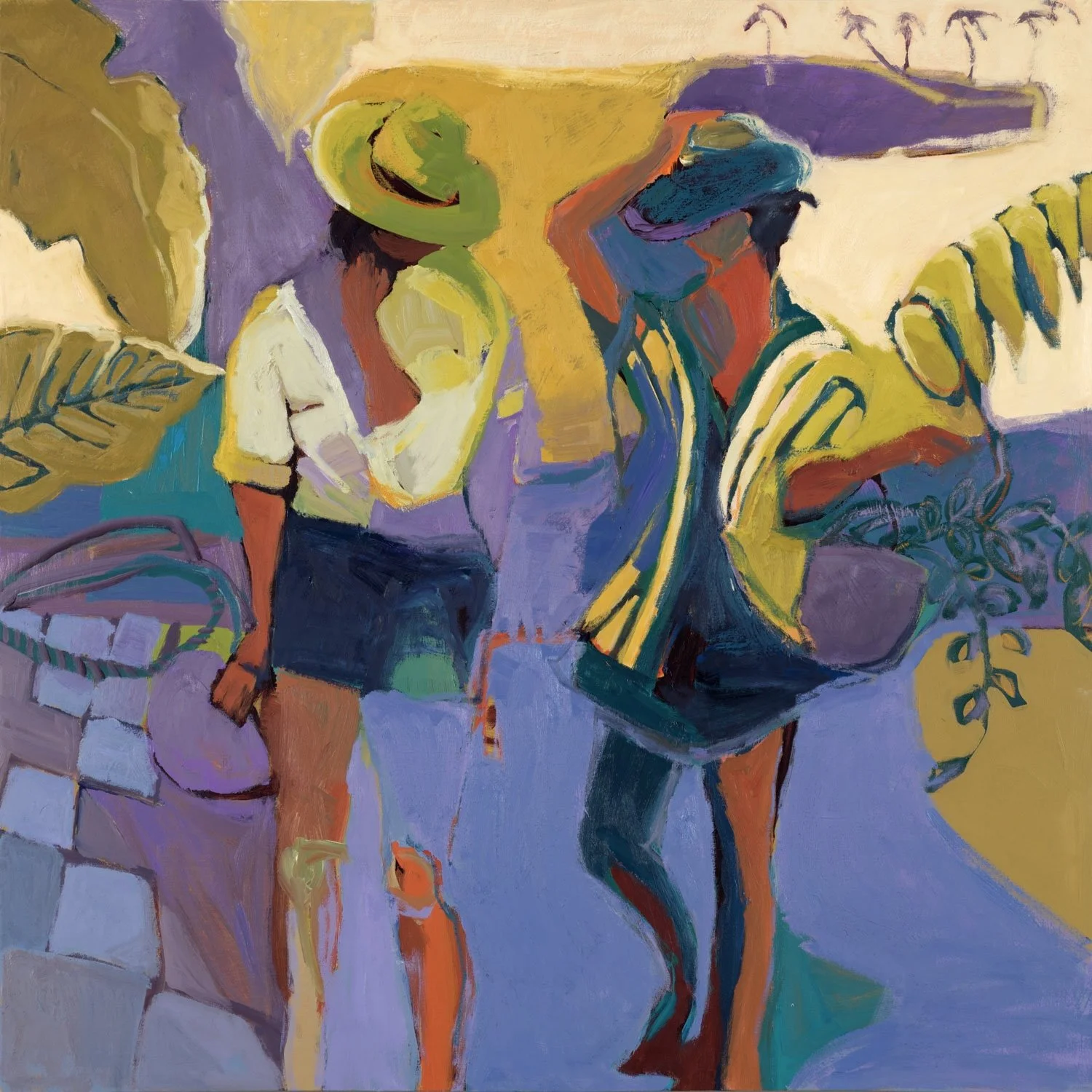 Afternoon Chat
Oil on canvas, 48 x 48 in