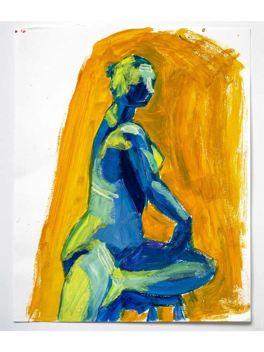 Gesture XV
Mixed media on paper