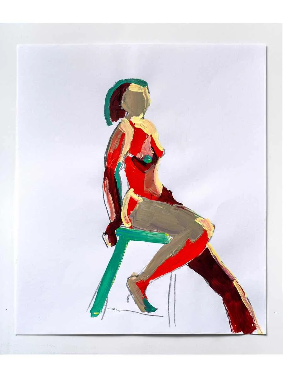 Gesture XXVI
Mixed media on paper
