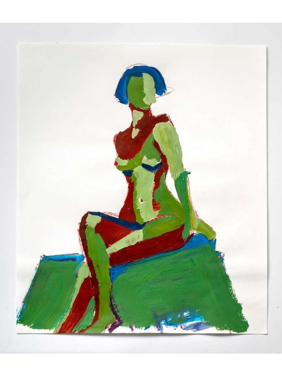 Gesture XII
Mixed media on paper