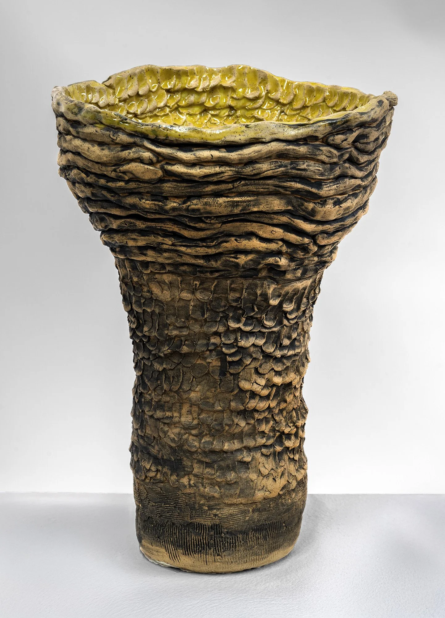 Gold Rises From What Burned
Stoneware, underglazes, glazes
17 x 12 x 6.5 in