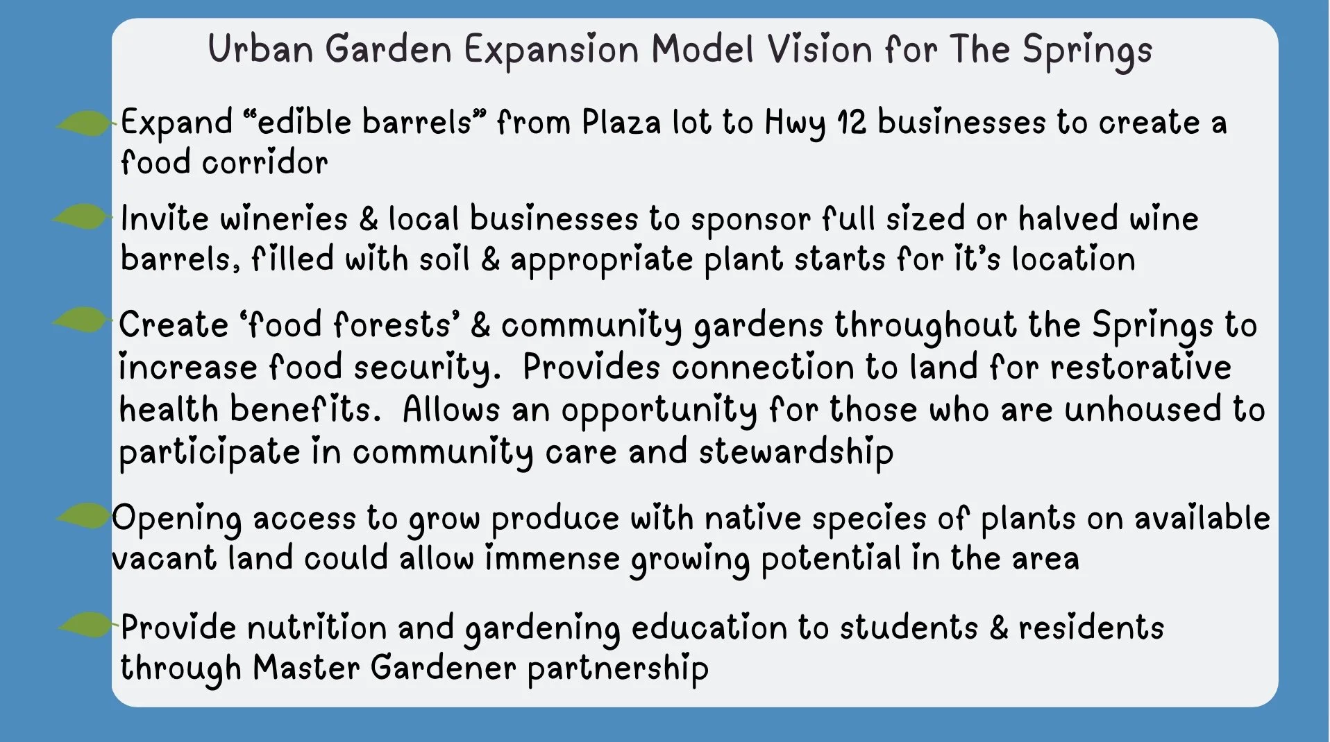 Garden Expansion Model