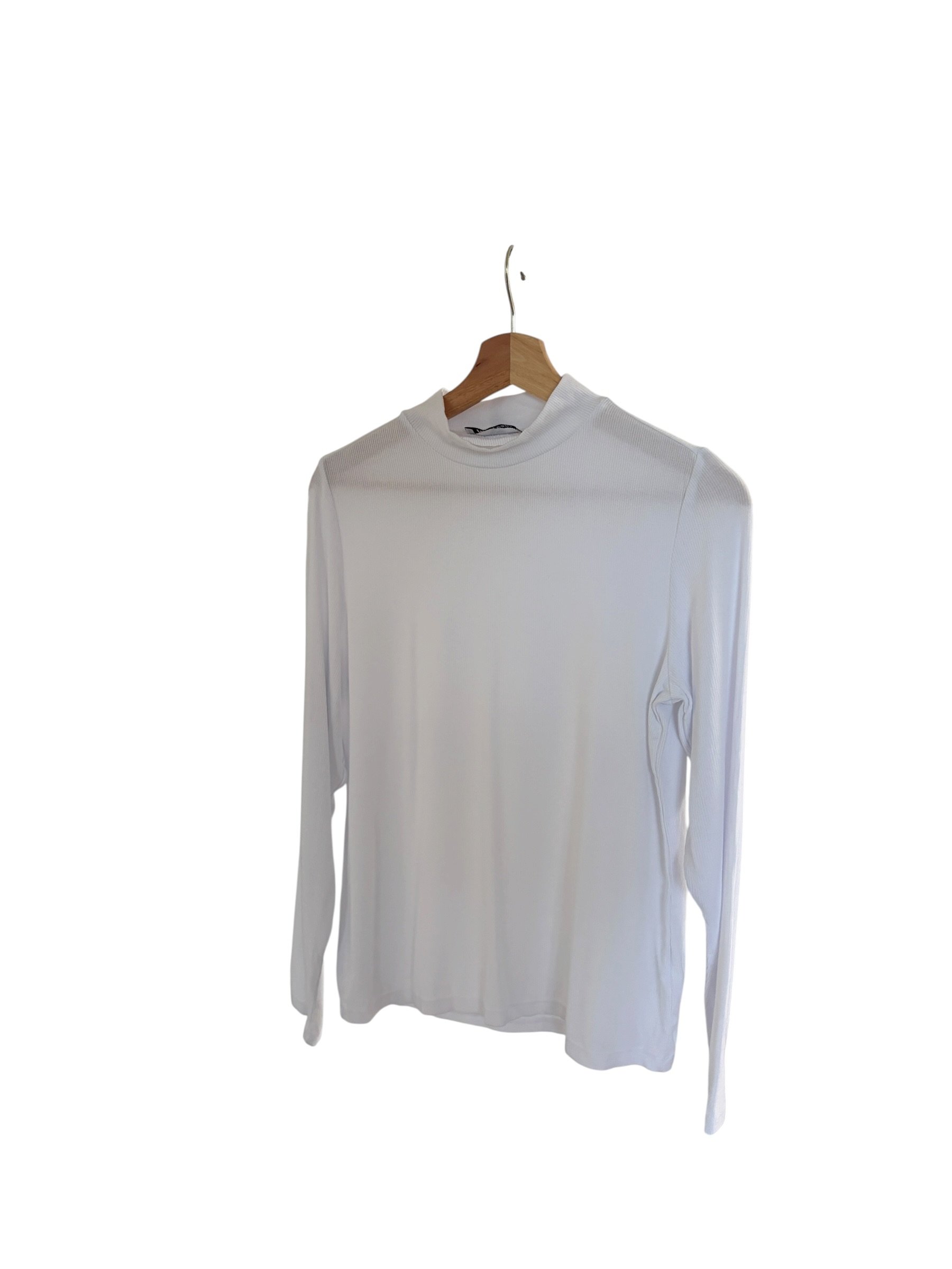 Just Jeans White Long Sleeve Shirt Size M