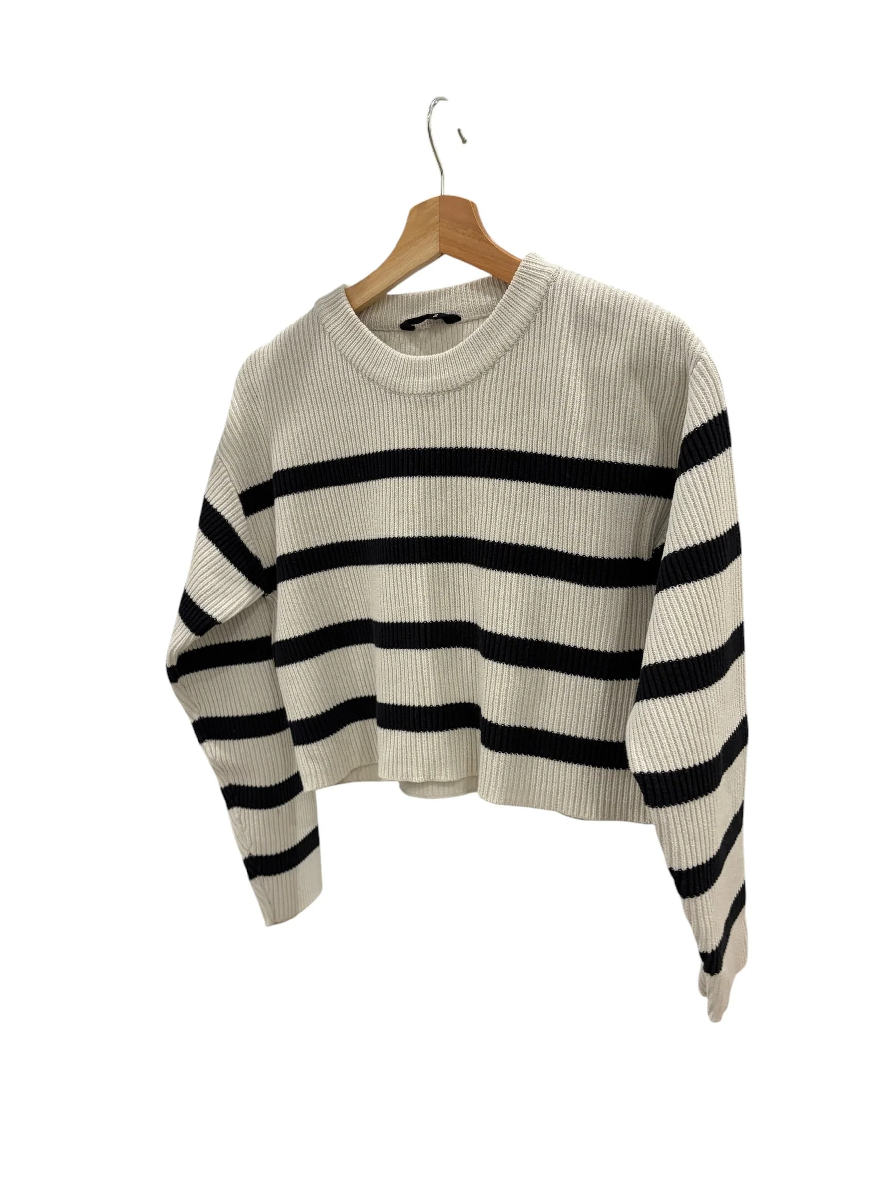Jay Jays Black & White Striped Jumper Size S