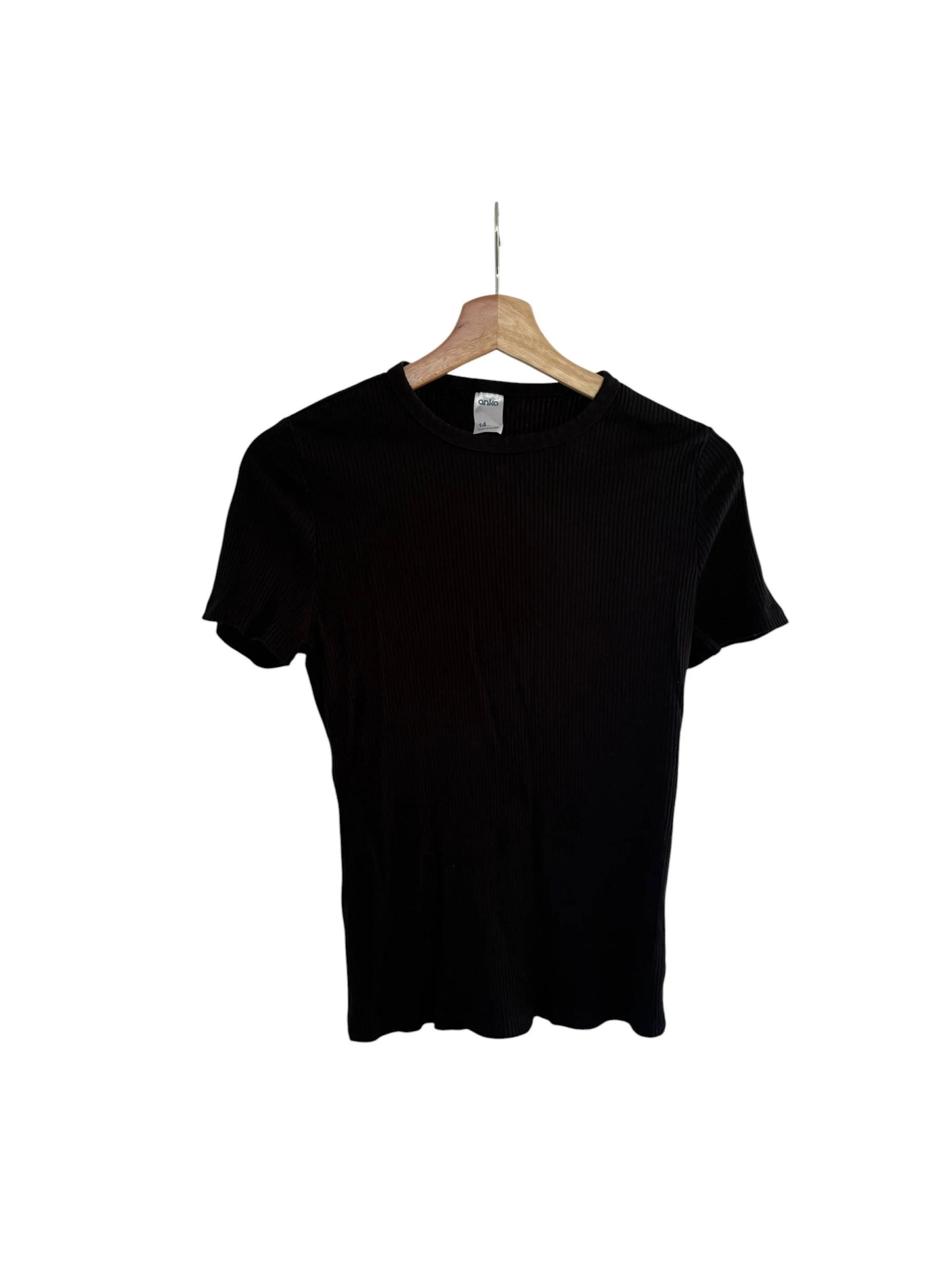 Anko Black TShirt Size 14
