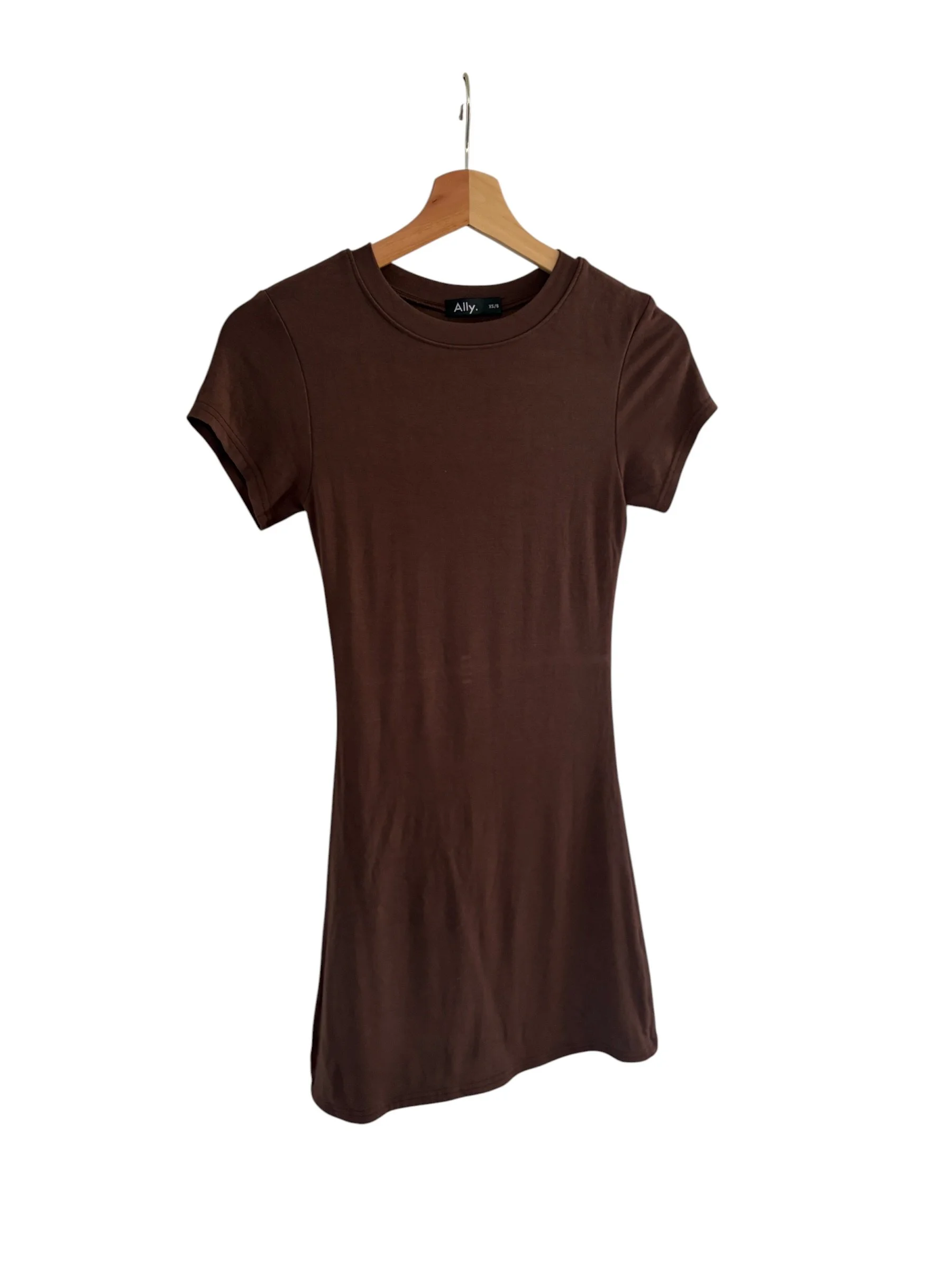 Ally Brown TShirt Dress Size XS/8