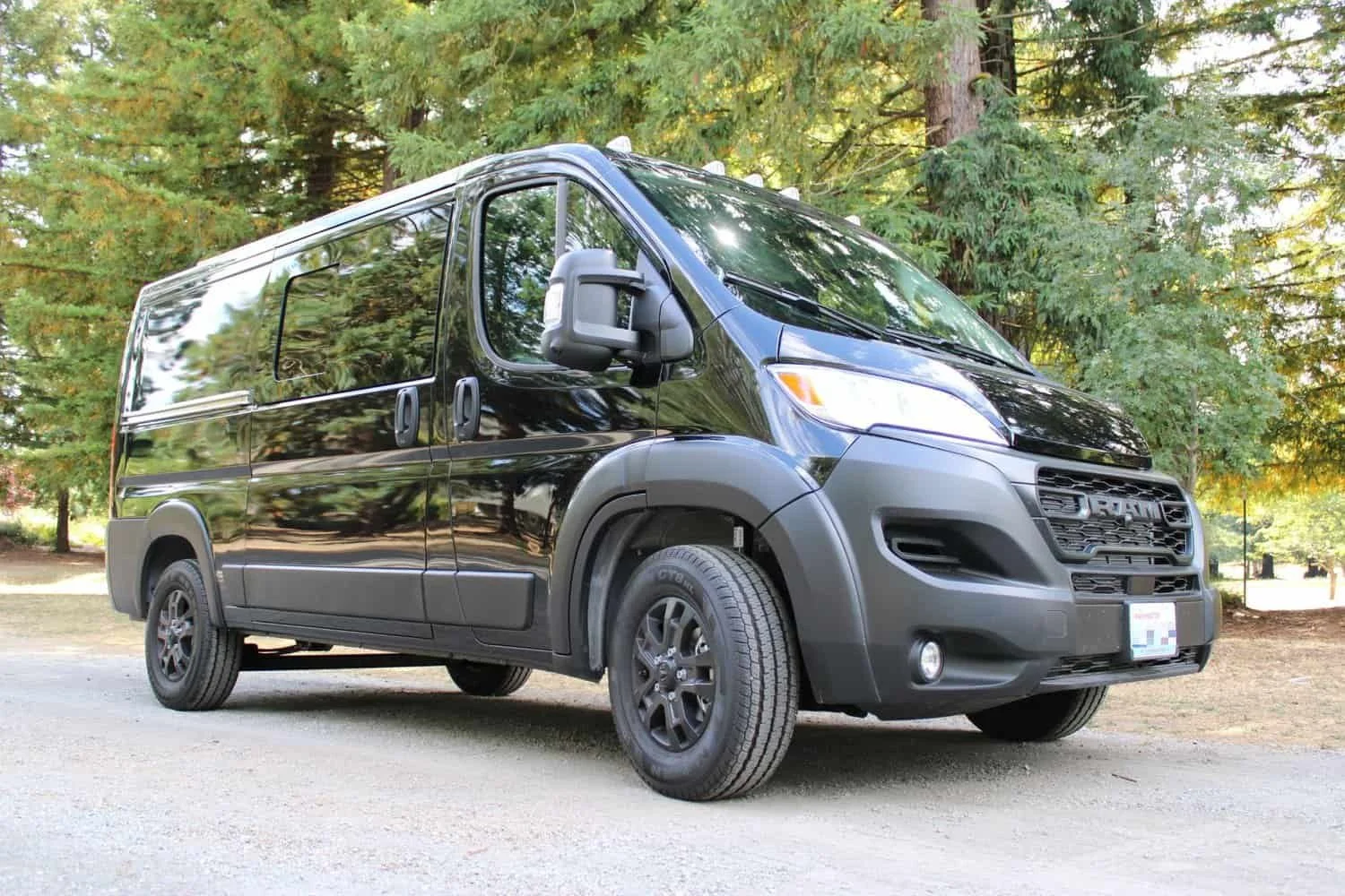 a black RAM ProMaster