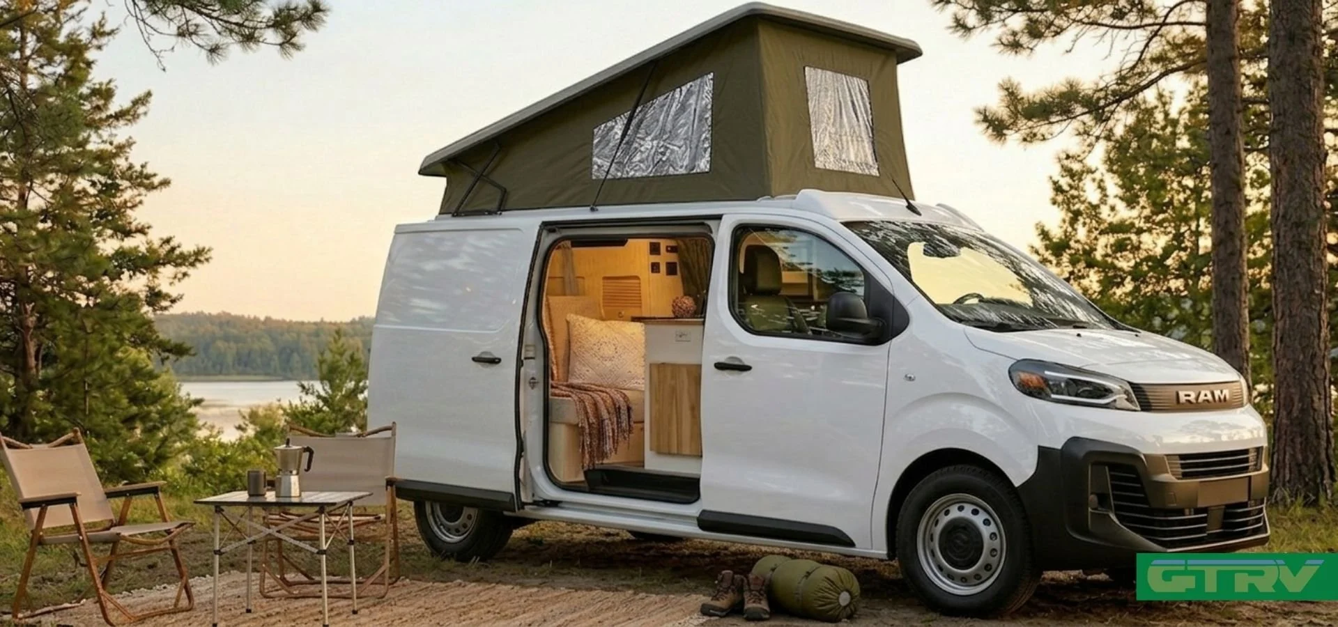 RAM ProMaster City Mockup Pop-Top