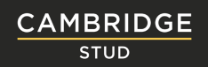 Cambridge University logo with black background and white text