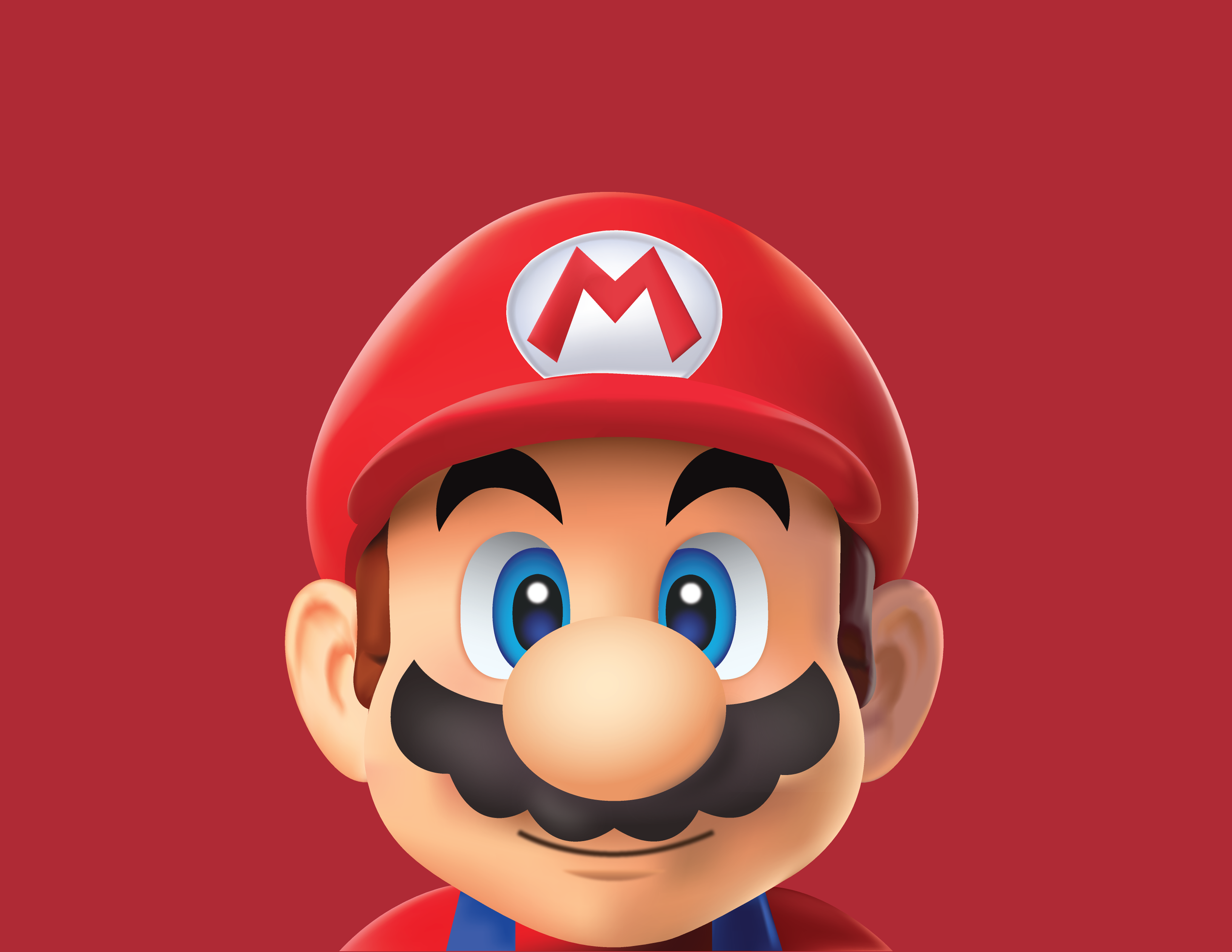 Mario 3d Illustration on Adobe Illustrator