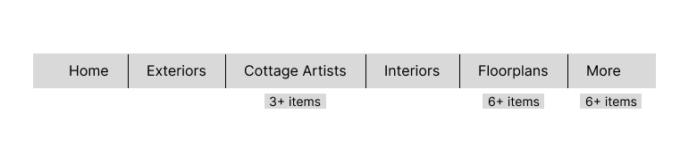 Old Navigation Menu Image