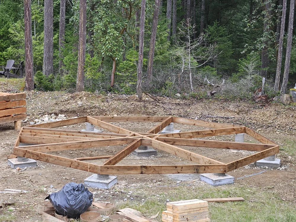 Heavy timber pavilion