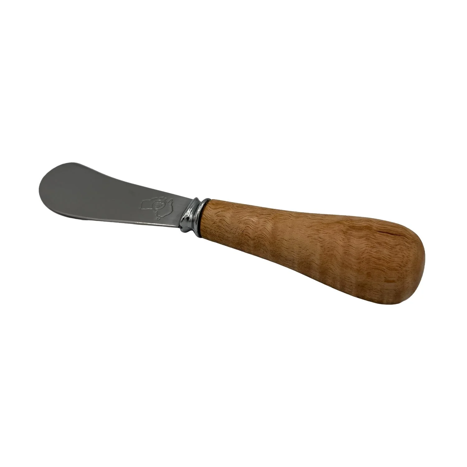 Pate Knife in Featured Eucalypt, crafted by Andrew McNamara Woodturning