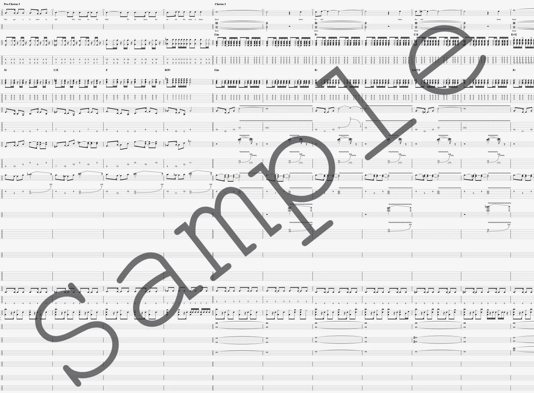 We All Know His Name (Full Score)