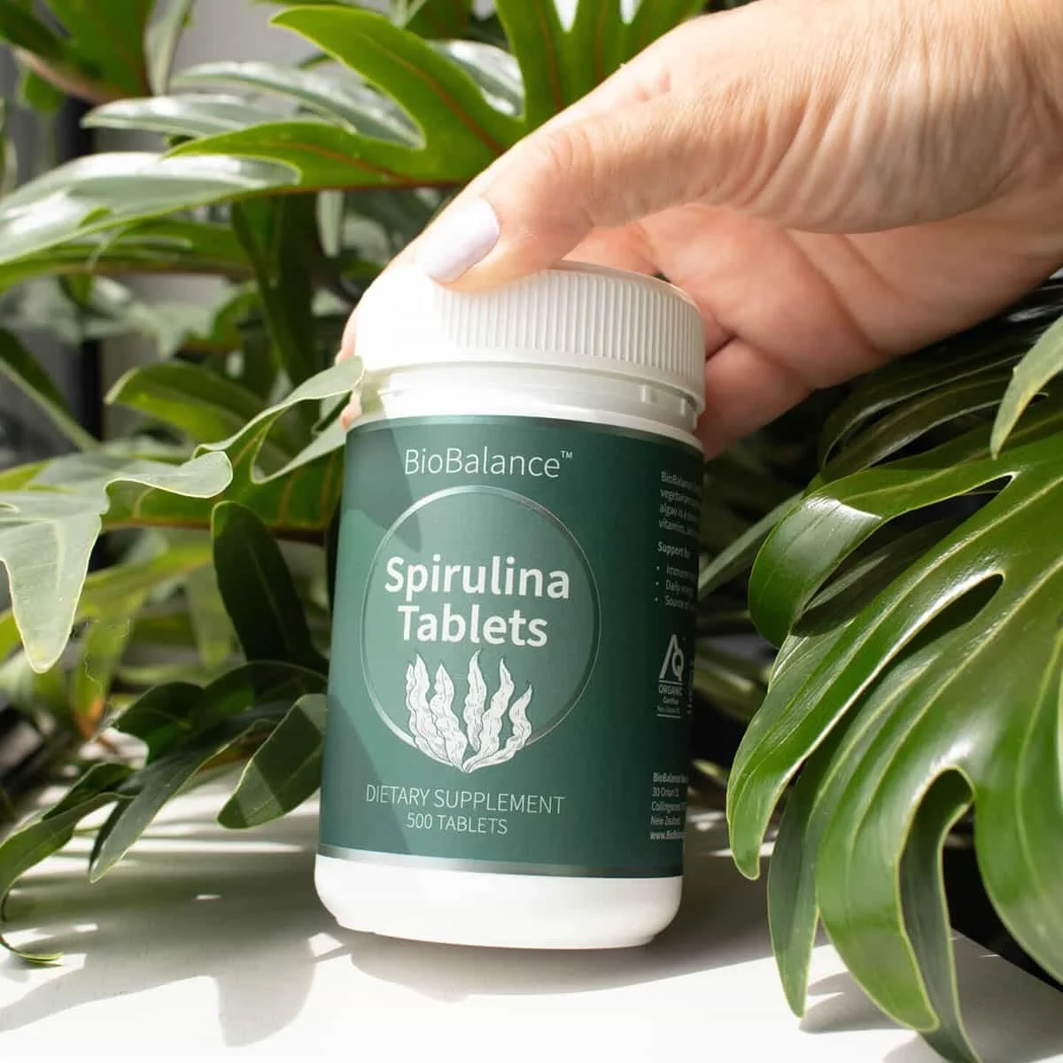 BioBalance Spirulina packaging