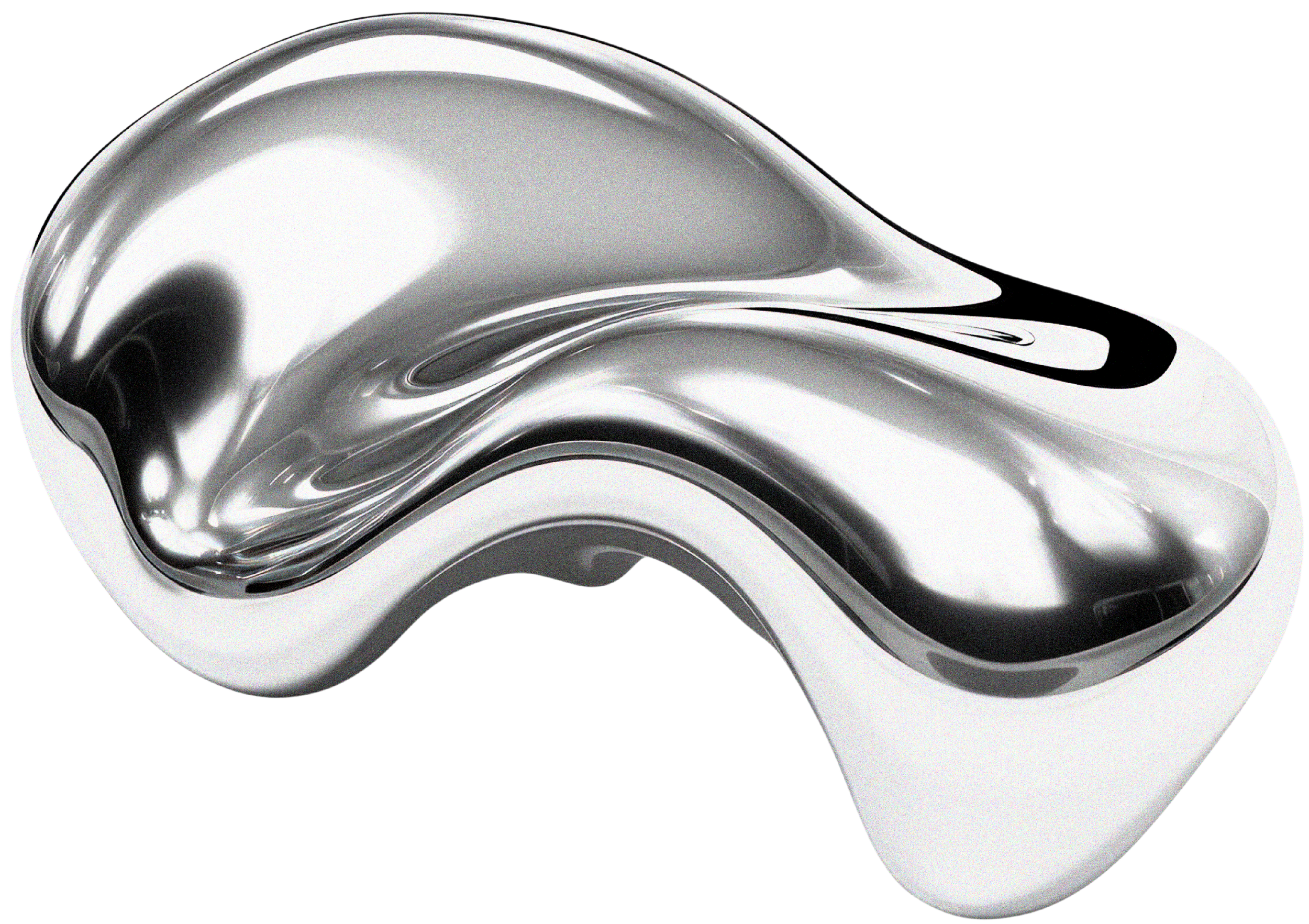 Close-up of a modern, metallic silver door handle with a sleek and ergonomic design.