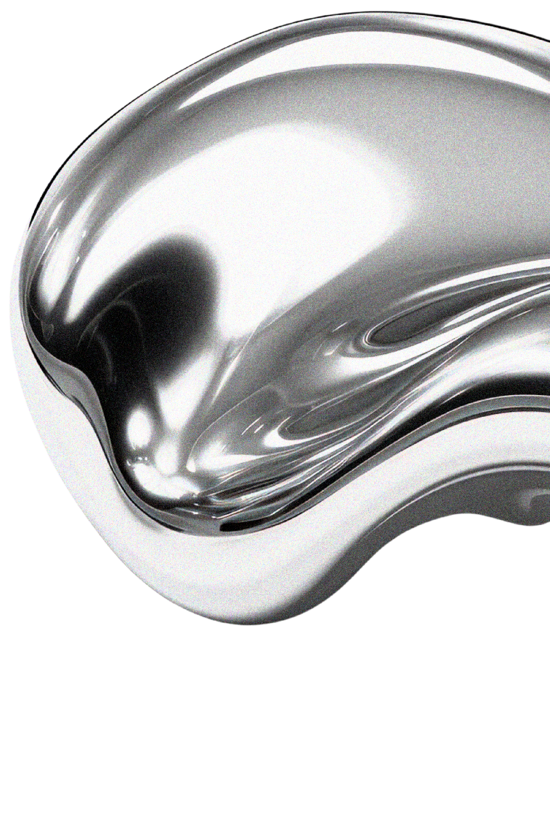 A front-loading washing machine with a metallic silver finish and a round door with a black handle.