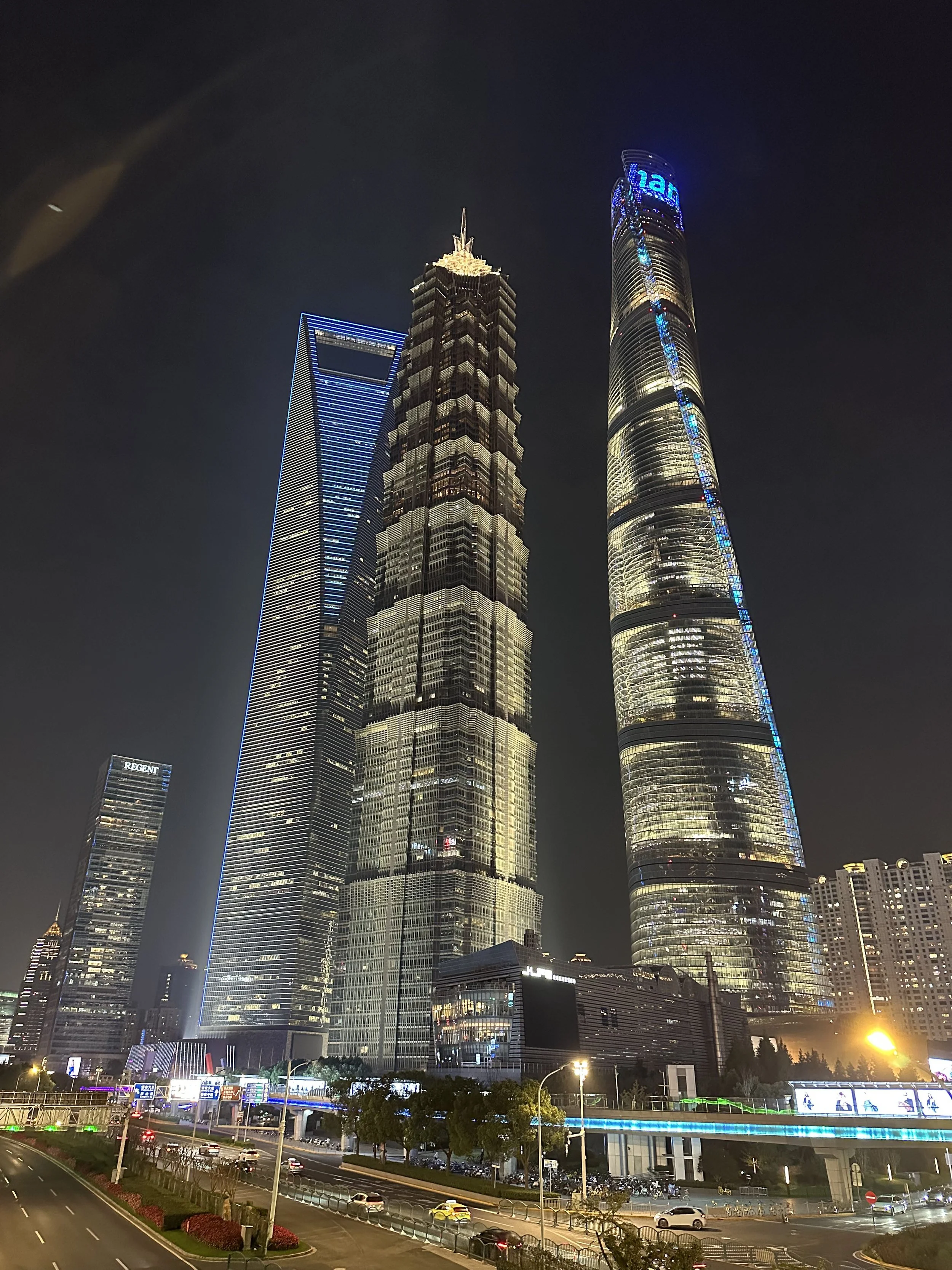 Hotel Exterior (Left Blue Skyscraper)