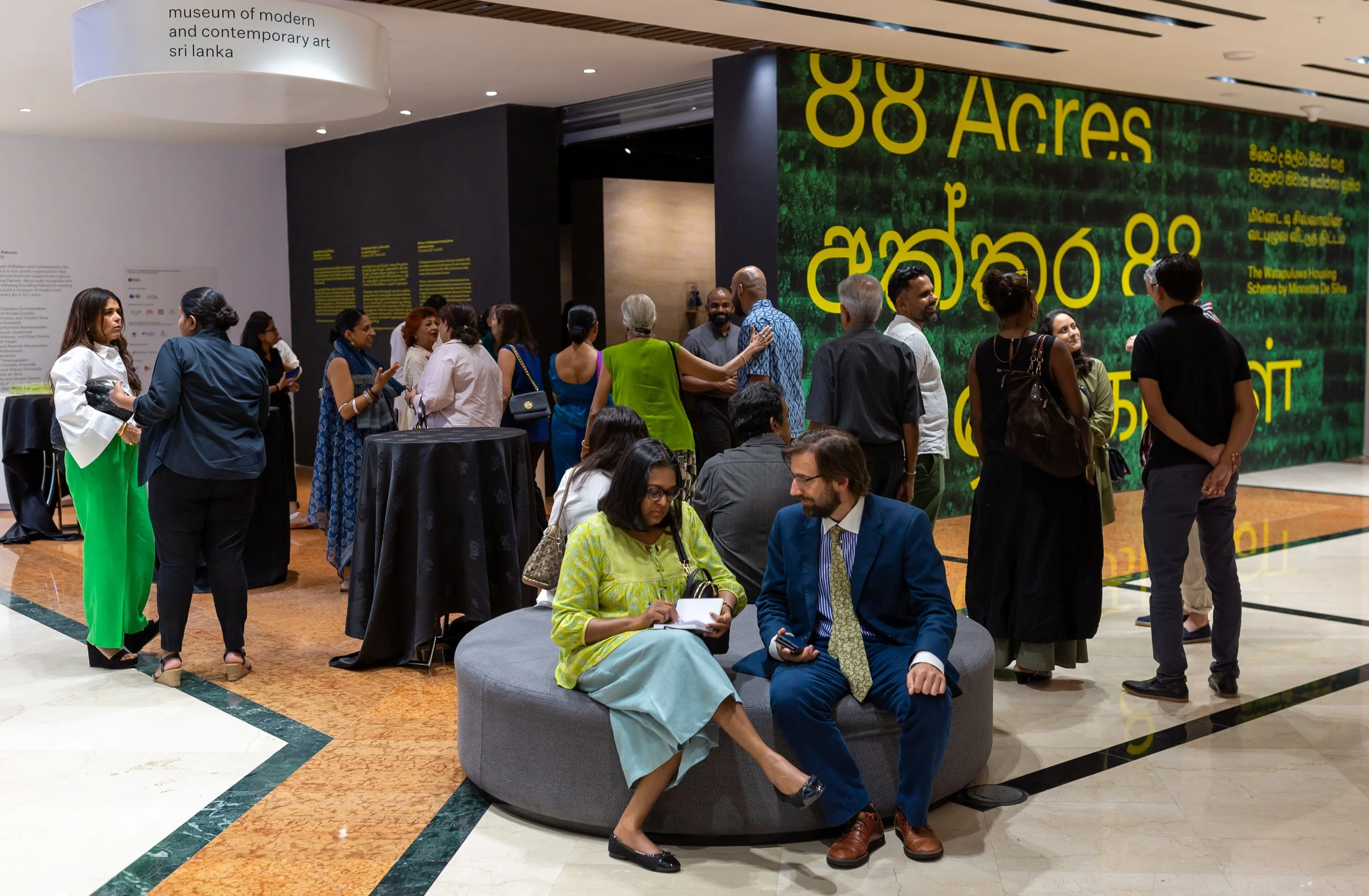 Visitors at the opening of '88 Acres'_Courtesy MMCA Sri Lanka_2023.jpg