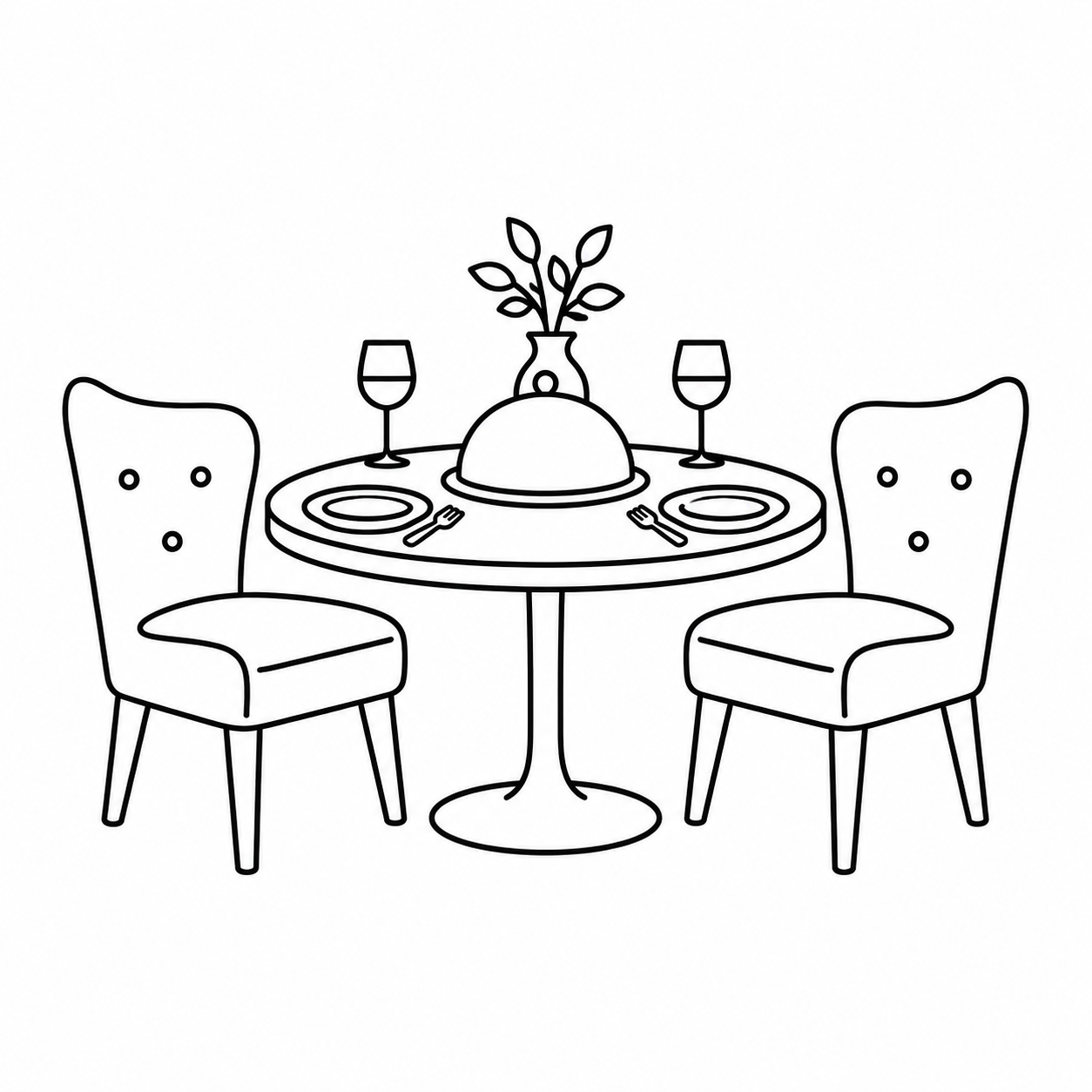 The Benson dining area
