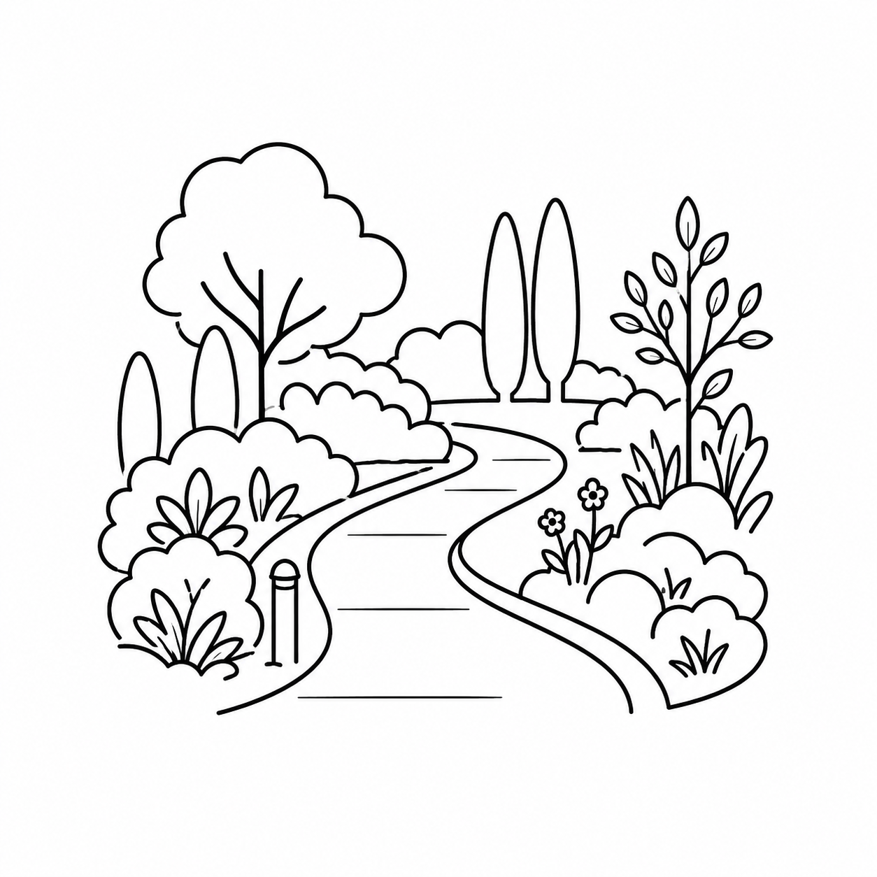 The Benson landscaped gardens, grounds and walking paths