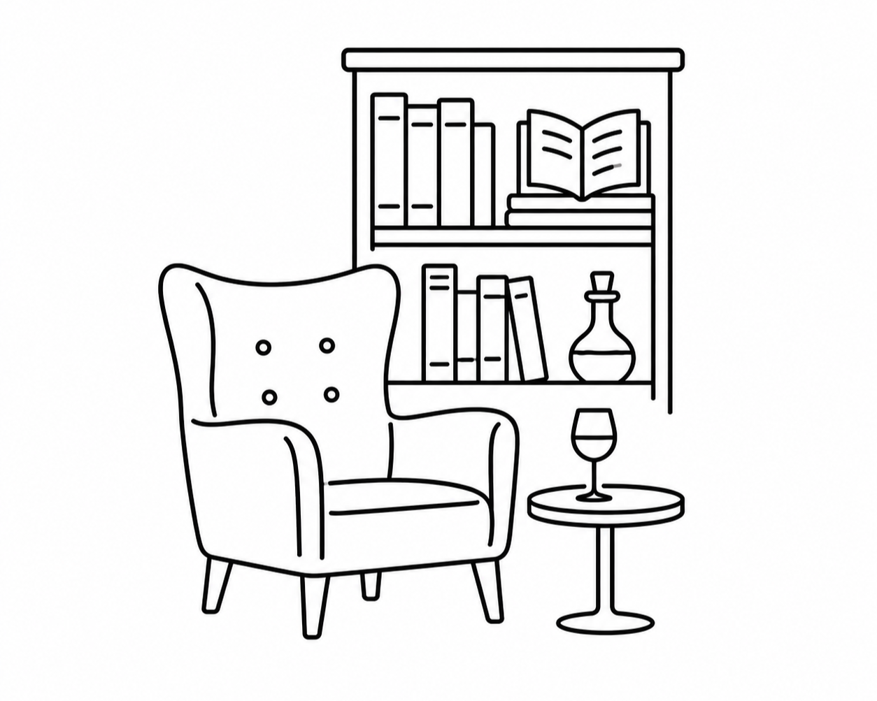 Comfortable shared lounge spaces
