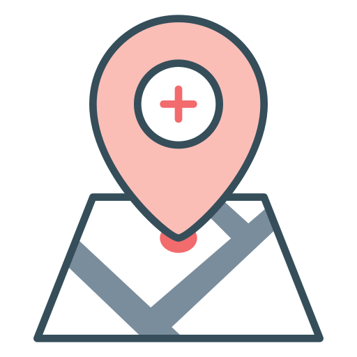 Drop off location pin