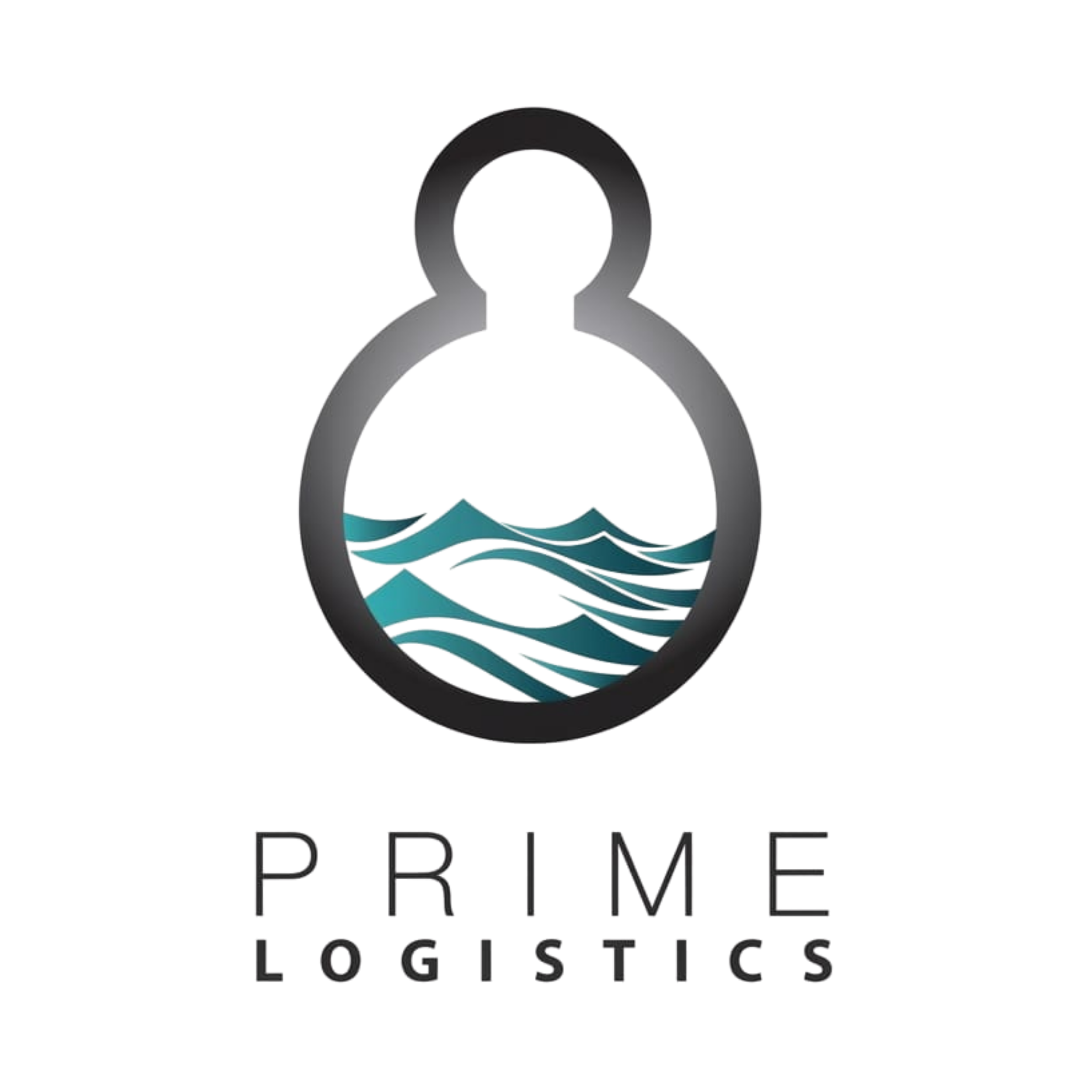 Logo for PRISM Cybersecurity Consulting, featuring a black circle with a mountain range in light blue at the bottom, and the company name in black and purple text.