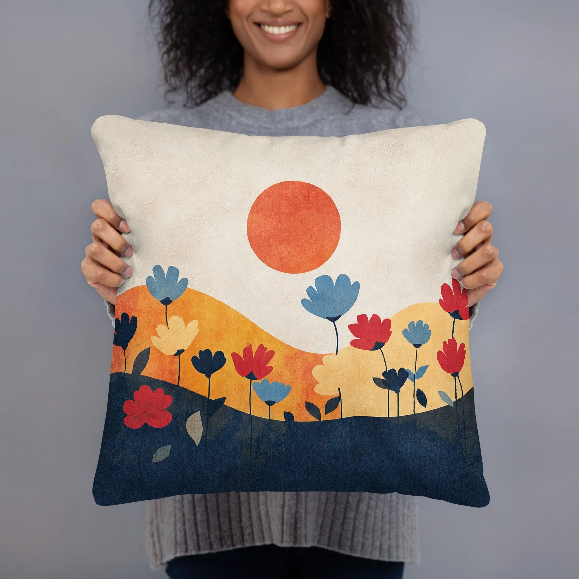 Kissen "Sunlit Blooming" - von Angie Denise Parker