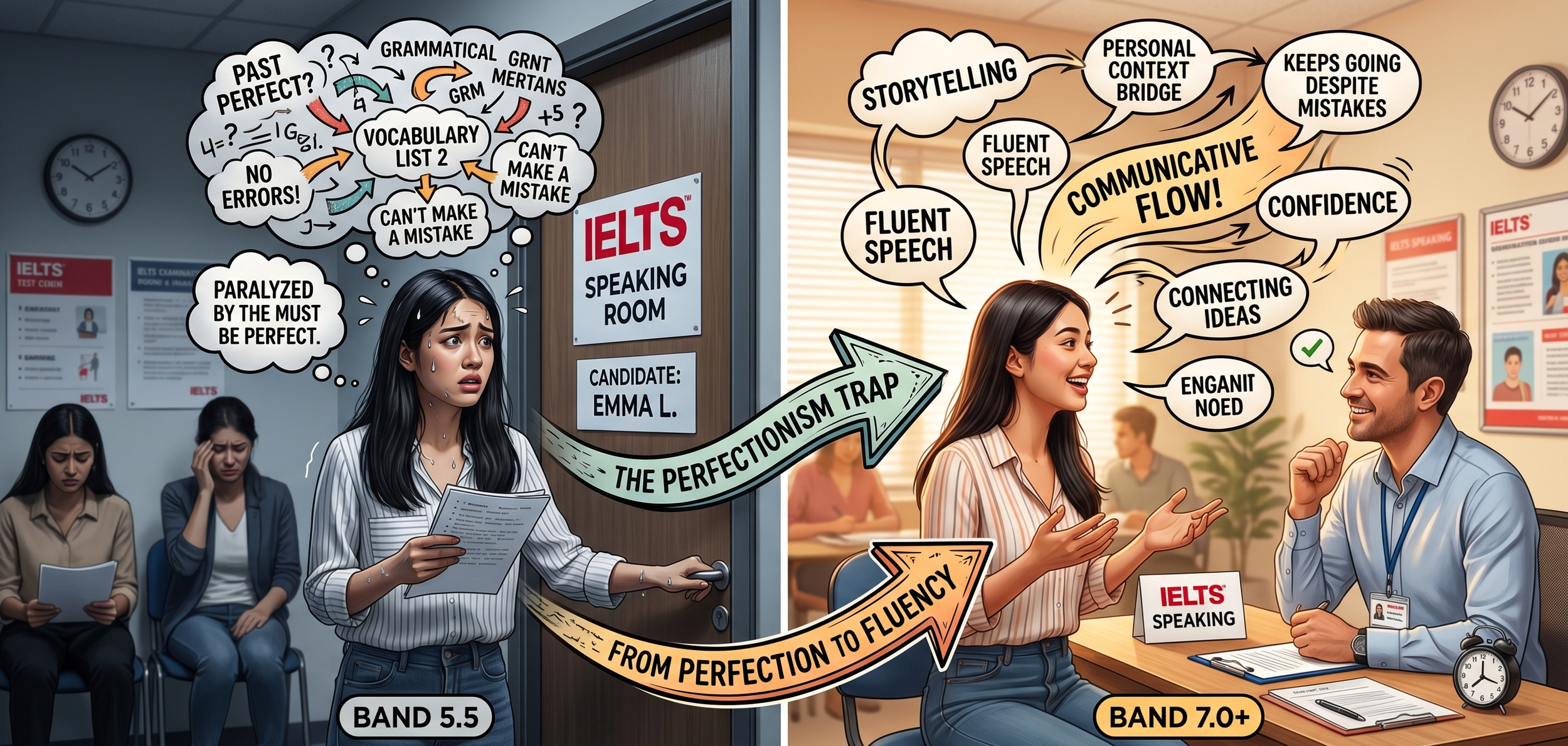 The Perfectionism Trap: Why Being Flawless Is Keeping You Stuck at a Band 5.5