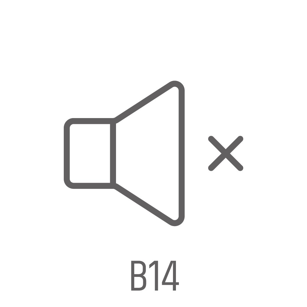 Graverede symboler til audio og video kontakter