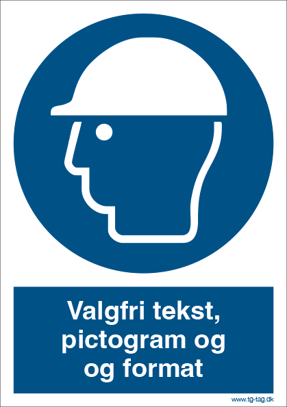 Påbudsskilt til industri og arbejdsområder efter ISO 7010 standard