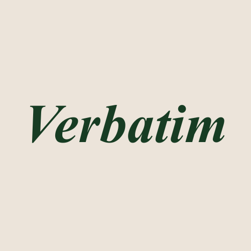 Verbatim