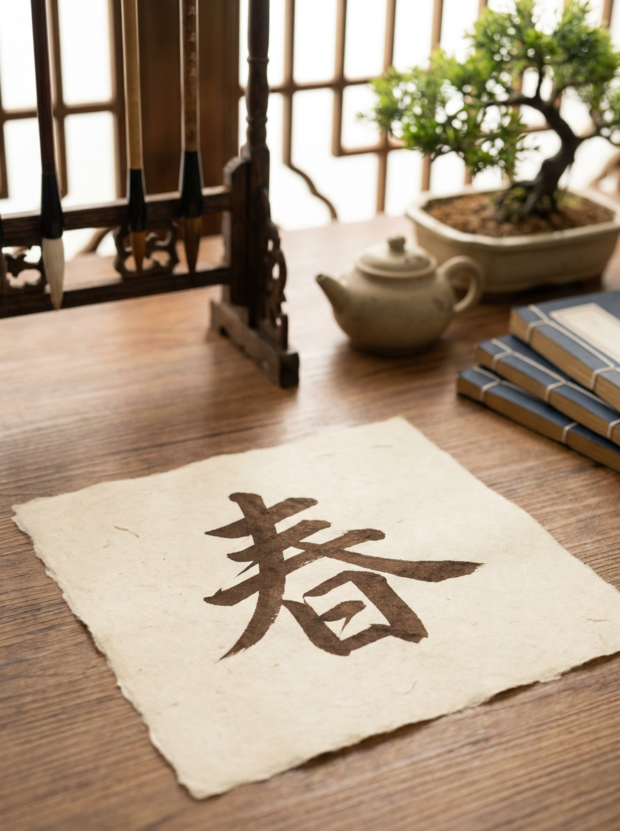 Chinese Character Spring