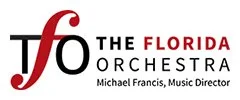 Logo for Florida Orchestra, with text 'Michael Francis, Music Director' underneath.