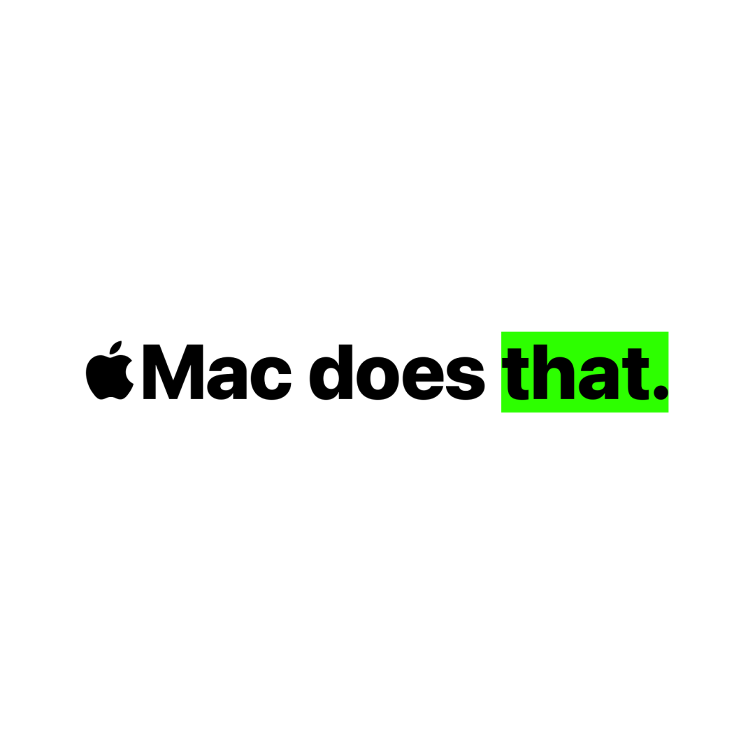 MAC DOES THAT